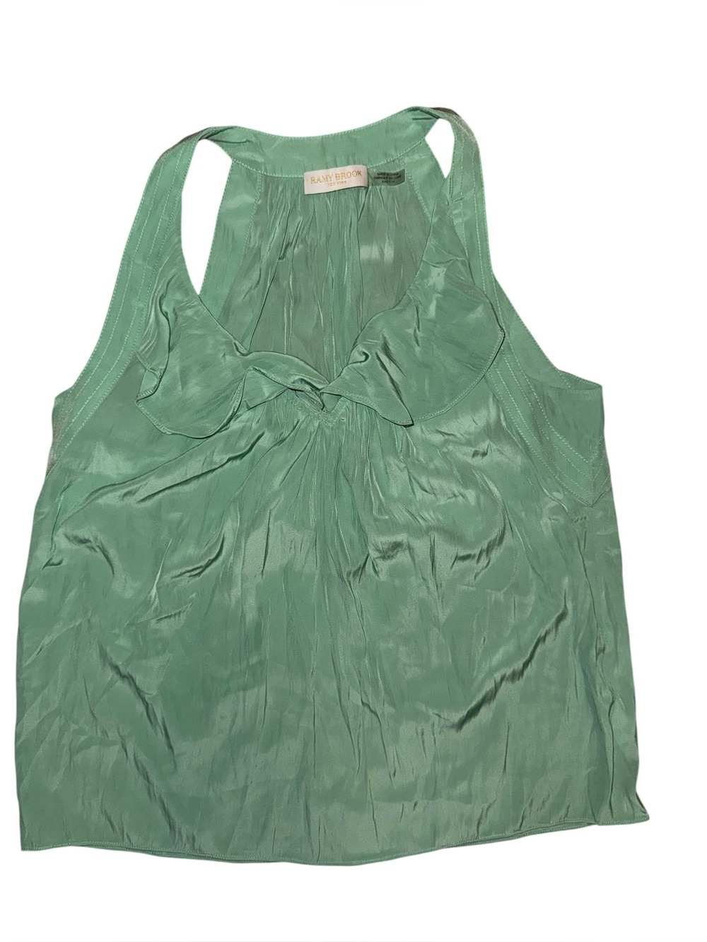 Ramy brook ruffle front tank XXS great Preloved condition